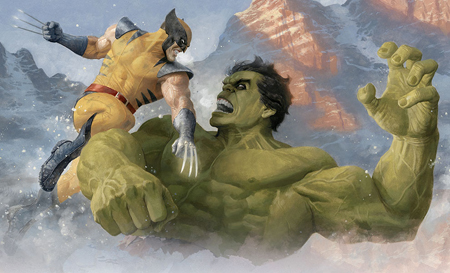 Mark Ruffalo would like to see Hulk battle Wolverine in a movie.